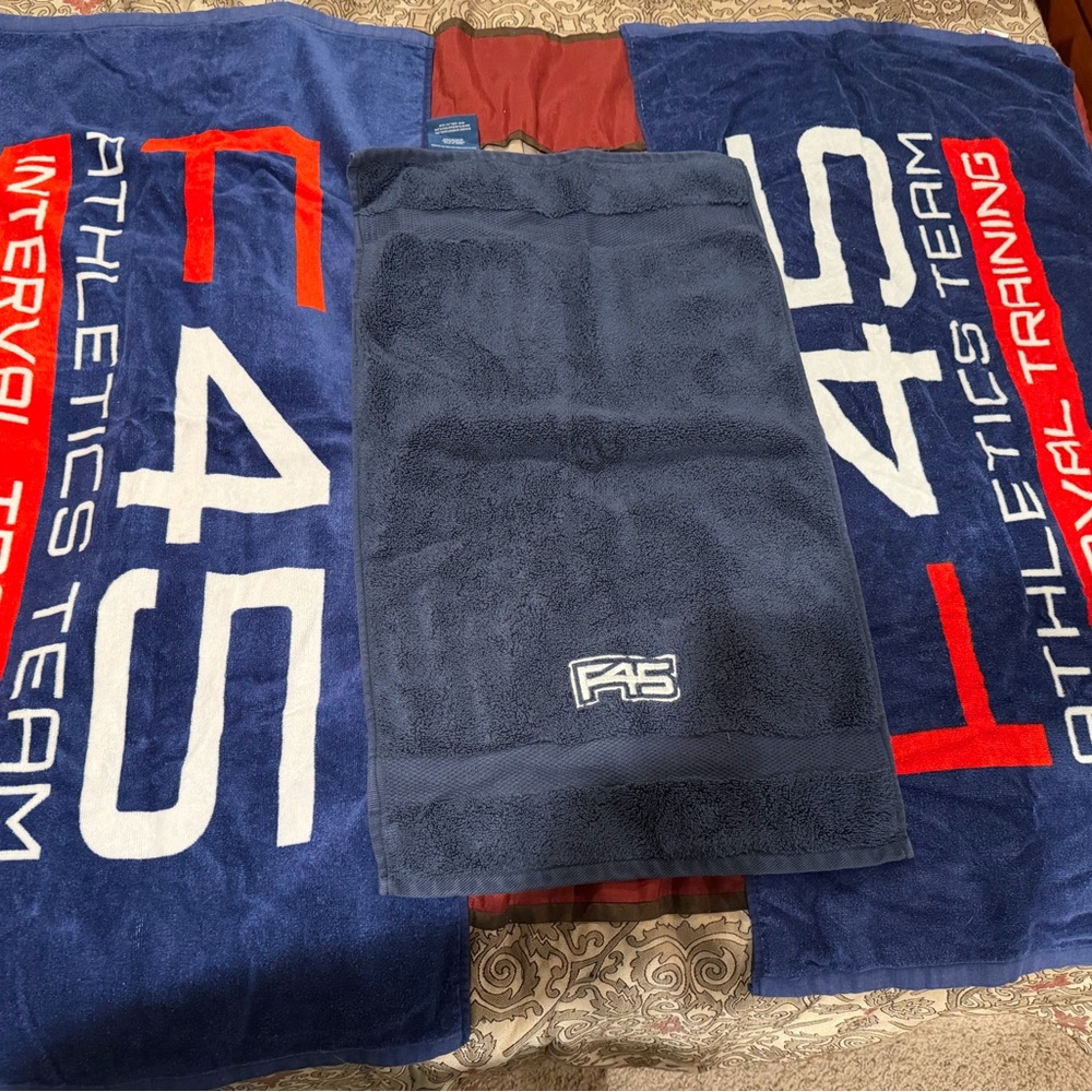 SET OF 3 F45 Workout towels in Excellent Preowned condition!